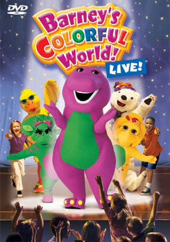 DVD Barney's Colorful World Live! Book