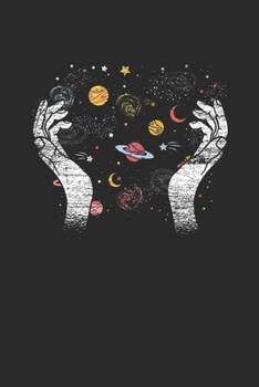 Paperback Universe In Hands: Dotted Bullet Notebook (6" x 9" - 120 pages) Universe Notebook for Daily Journal, Diary, and Gift Book