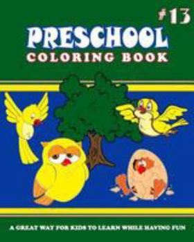 Paperback PRESCHOOL COLORING BOOK - Vol.13: preschool activity books Book