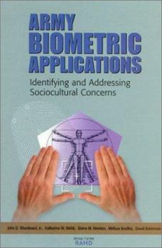 Paperback Army Biometric Applications: Identifying and Addressing Sociocultural Concerns Book