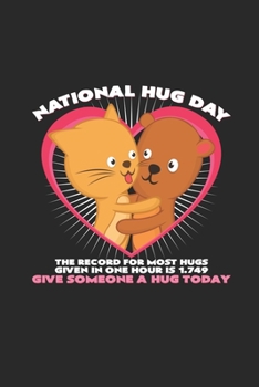 National Hug Day: 6x9 National Hug Day | grid | squared paper | notebook | notes