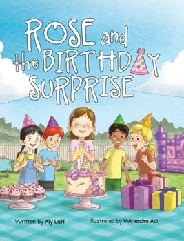 Hardcover Rose and the Birthday Surprise [Large Print] Book