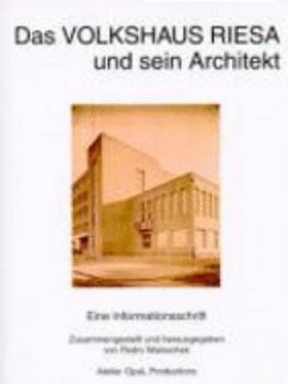 Paperback Das Volkshaus Riesa und sein Architekt [German] Book