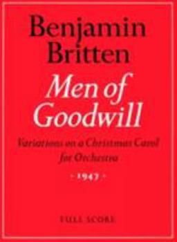 Paperback Men of Goodwill: Full Score Book