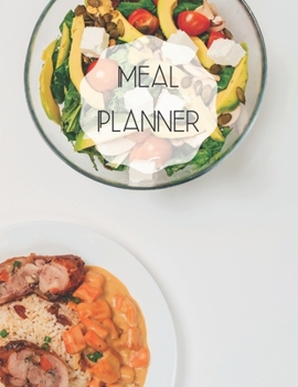 Meal Planner: Track and plan your food weekly, contains shopping list