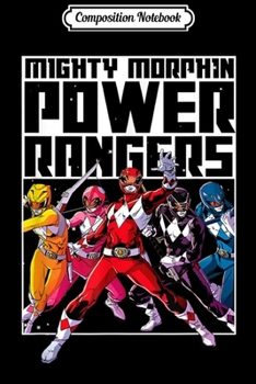 Paperback Composition Notebook: Power Rangers Retro Team Battle Pose Journal/Notebook Blank Lined Ruled 6x9 100 Pages Book