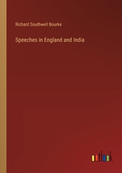 Paperback Speeches in England and India Book