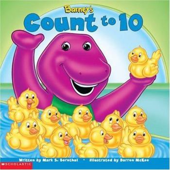 Paperback Barney's Count to 10 Book
