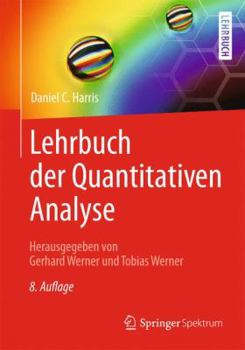 Hardcover Lehrbuch Der Quantitativen Analyse [German] Book