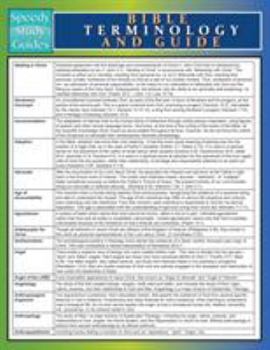 Paperback Bible Terminology and Guide (Speedy Study Guide) Book
