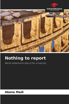 Paperback Nothing to report Book