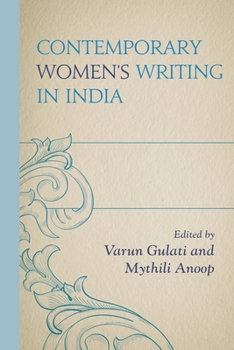 Hardcover Contemporary Women's Writing in India Book