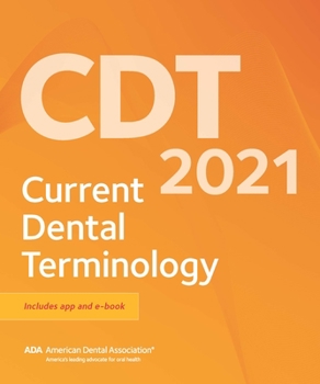 Spiral-bound Cdt 2021: Current Dental Terminology Book