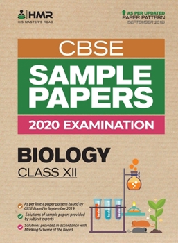Paperback Sample Papers - Biology: CBSE Class 12 for 2020 Examination Book