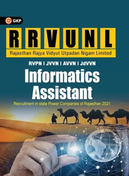 Paperback Rajasthan Rvunl 2021 Informatics Assistant Book