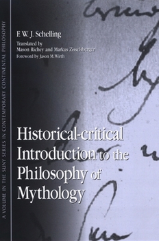 Paperback Historical-critical Introduction to the Philosophy of Mythology Book