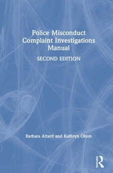Hardcover Police Misconduct Complaint Investigations Manual Book
