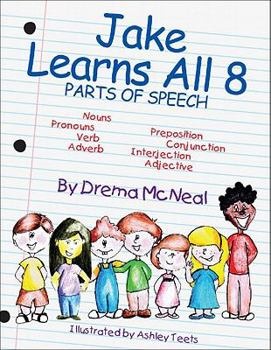 Paperback Jake Learns All 8 Parts of Speech Book