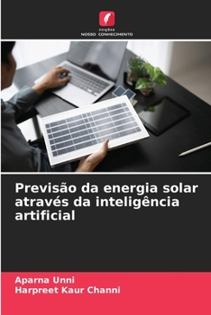 Paperback Previsão da energia solar através da inteligência artificial [Portuguese] Book