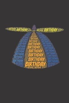 Birthday: Notebook, Journal | Lined Paper | 120 Pages DIN A5 (6 x 9") | Notes, Drawings, Planer, Diary, Organization | Word Cloud Present