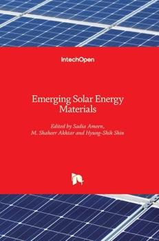 Hardcover Emerging Solar Energy Materials Book
