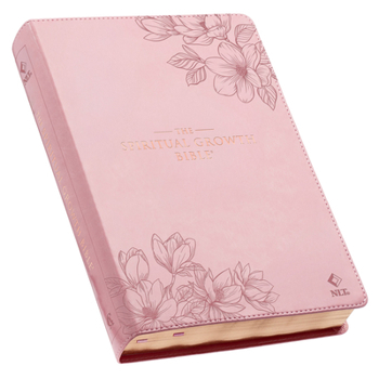 Leather Bound The Spiritual Growth Bible Pink Floral FL Book