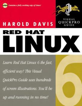 Paperback Red Hat Linux 6 (Visual Quickpro Guide) Book