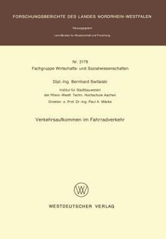 Paperback Verkehrsaufkommen Im Fahrradverkehr [German] Book