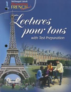 Paperback Discovering French, Nouveau!: Lectures Pour Tous Student Edition with Audio CD Levels 1a/1b/1 [With CD (Audio)] Book