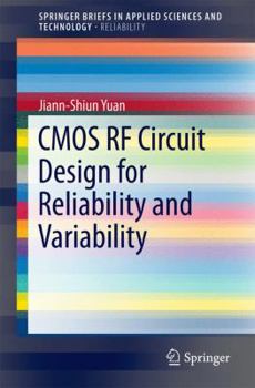 Paperback CMOS RF Circuit Design for Reliability and Variability Book