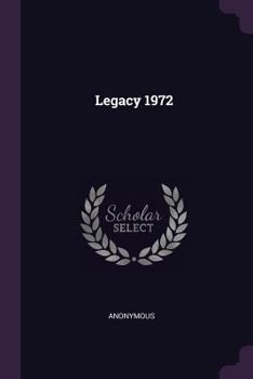 Paperback Legacy 1972 Book