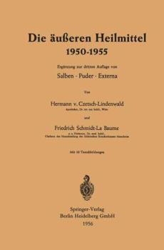 Paperback Die Äußeren Heilmittel 1950-1955 [German] Book