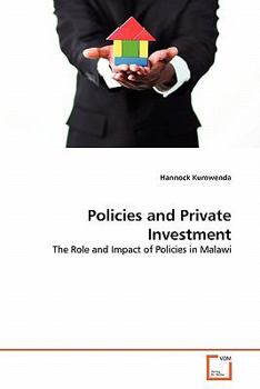 Paperback Policies and Private Investment Book