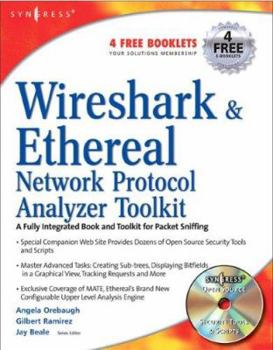 Paperback Wireshark & Ethereal Network Protocol Analyzer Toolkit [With CDROM] Book