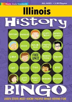Hardcover Illinois History Bingo Game! Book