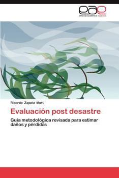 Paperback Evaluacion Post Desastre [Spanish] Book