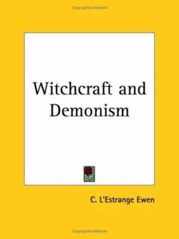 Paperback Witchcraft and Demonism Book