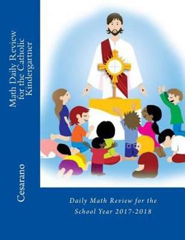 Paperback Math Daily Review for the Catholic Kindergartner Book