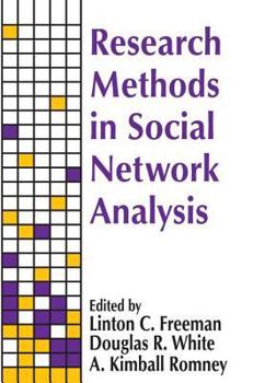 Paperback Research Methods in Social Network Analysis Book