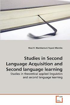 Paperback Studies in Second Language Acquisition and Second language learning Book