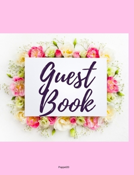 Hardcover Guest Book - Roses Bouquet Book