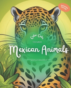 Paperback Mexican Animals: Relaxation Therapy Book