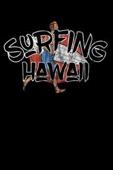 Paperback Surfing Hawaii: 6x9 Notebook dotgridded Book