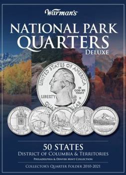 National Park Quarters Deluxe Collector's Quarter Folder 2010-2021: 50 States, District of Columbia & Territories: Philadelphia & Denver Mint Collection