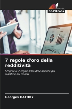 Paperback 7 regole d'oro della redditività [Italian] Book
