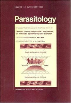 Paperback Genetics of Host and Parasite: Implications for Immunity, Epidemiology and Evolution Book