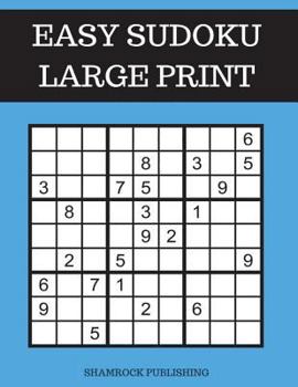 Paperback Easy Sudoku Puzzle Books Large Print [Large Print] Book