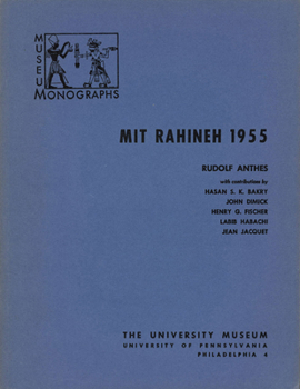 Hardcover Mit Rahineh 1955 Book
