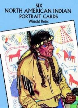 Paperback Six North American Indian Portrait Cards Book