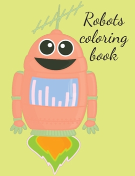 Paperback Robots coloring book